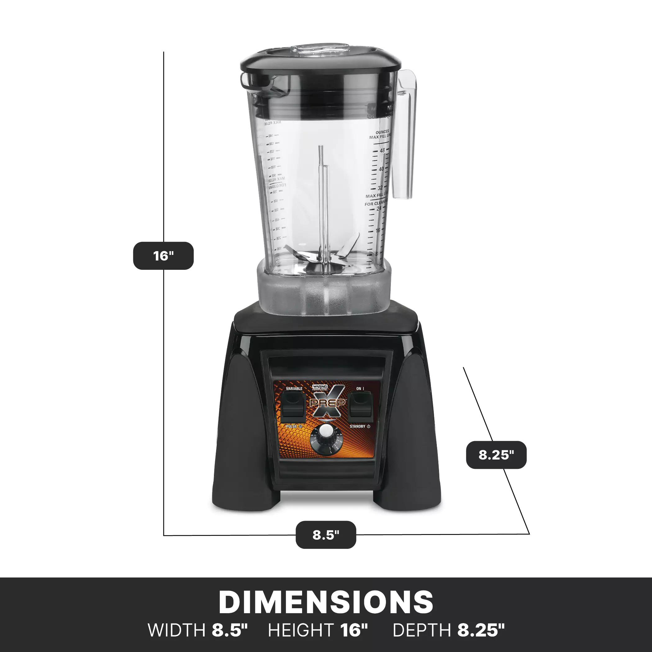 XPREP Hi-Power Food Blender (MX1200XTXP) | 48oz | Waring